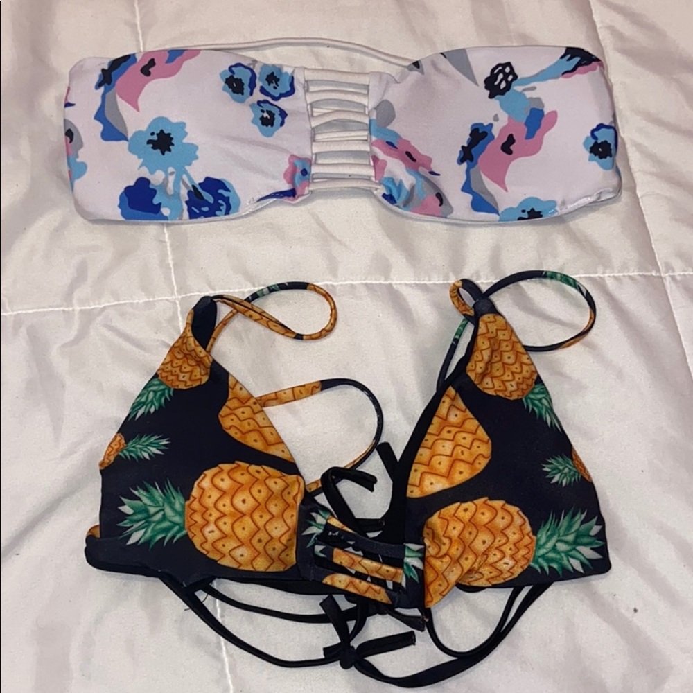 Two swim tops